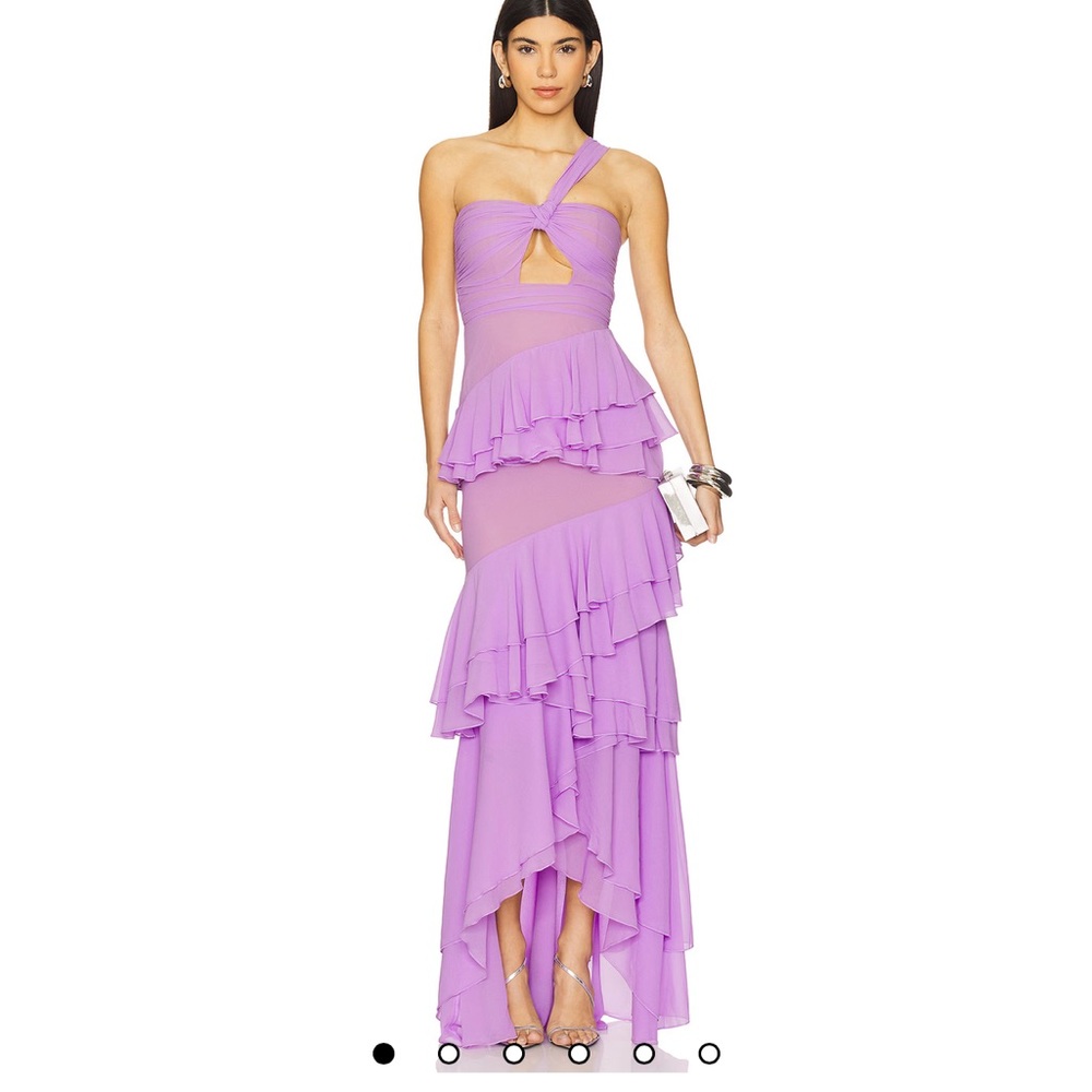 Michael Costello x REVOLVE Ariella Maxi Dress in Lilac
